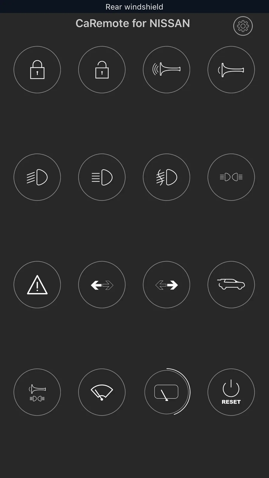 Main screen