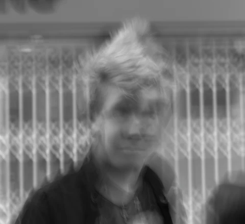 Guy blurred