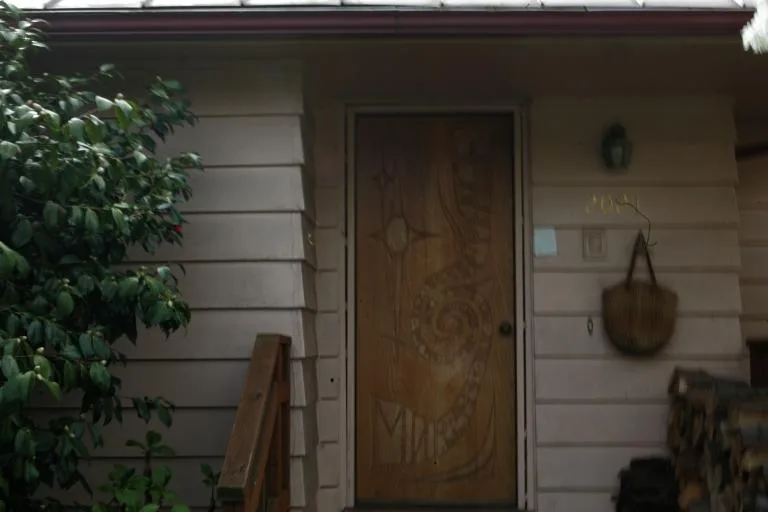 Blurred door