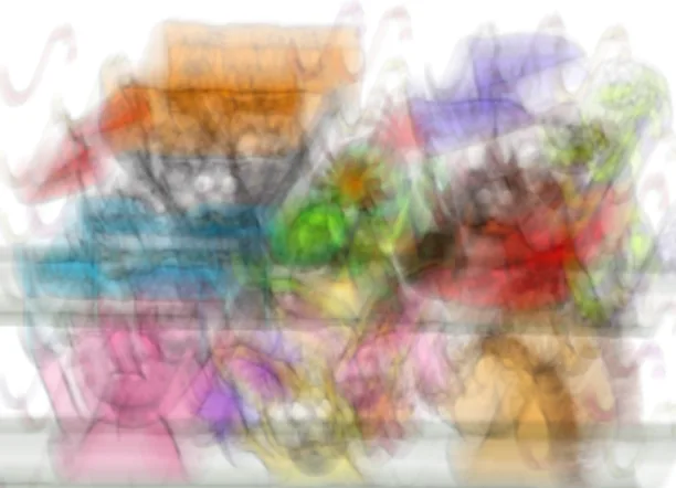 Card blurred