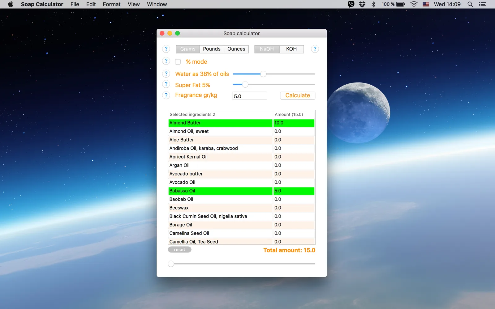 osX version